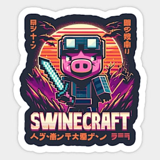 Swinecraft Sticker